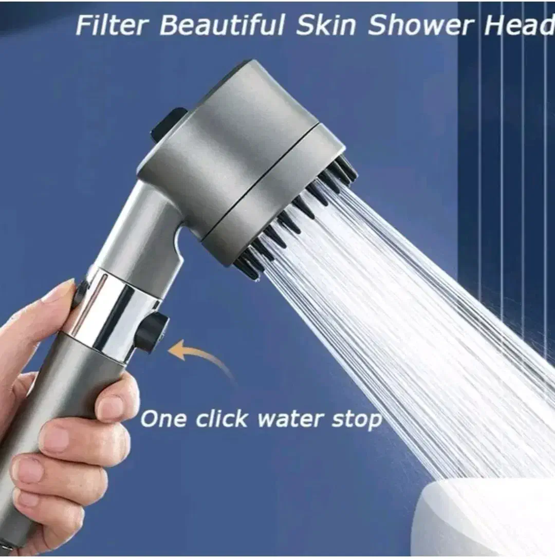 سردوش حمام مدل توربو ماساژوردار ( مشکی و کروم مات)|لوازم حمام|تهران, علم و صنعت|دیوار