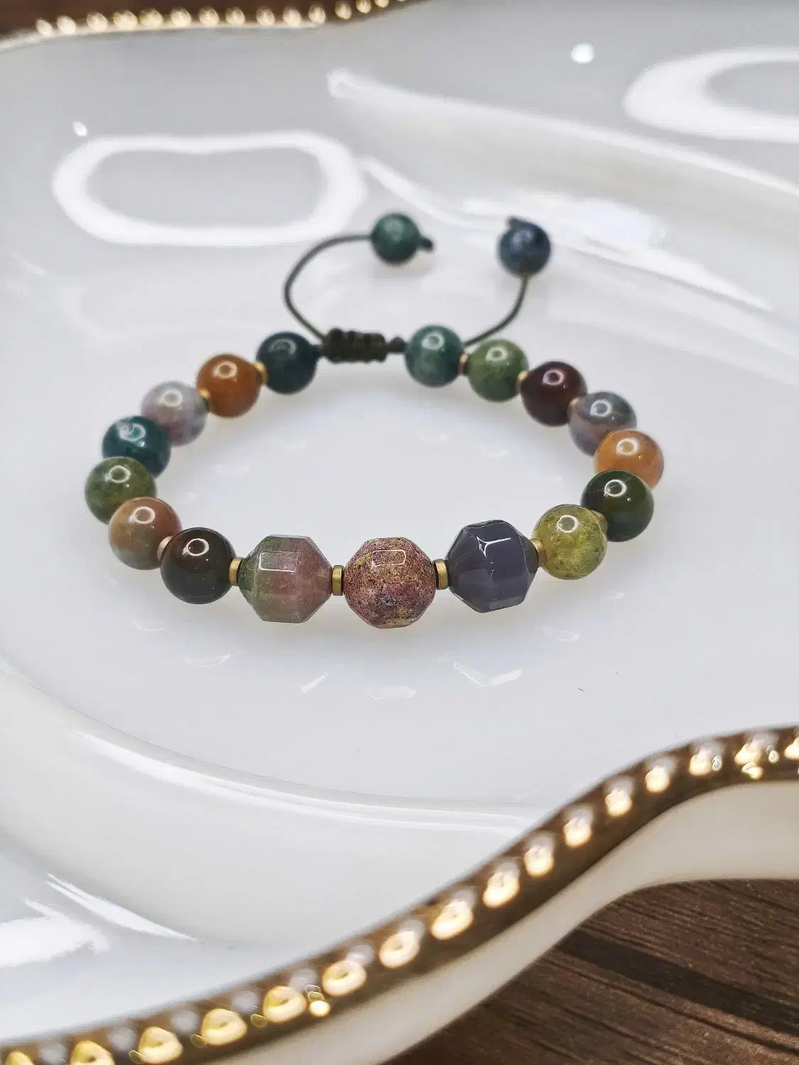 دستبند سنگ عقیق خزه ای|جواهرات|تهران, گلستان (شهرک راه آهن)|دیوار