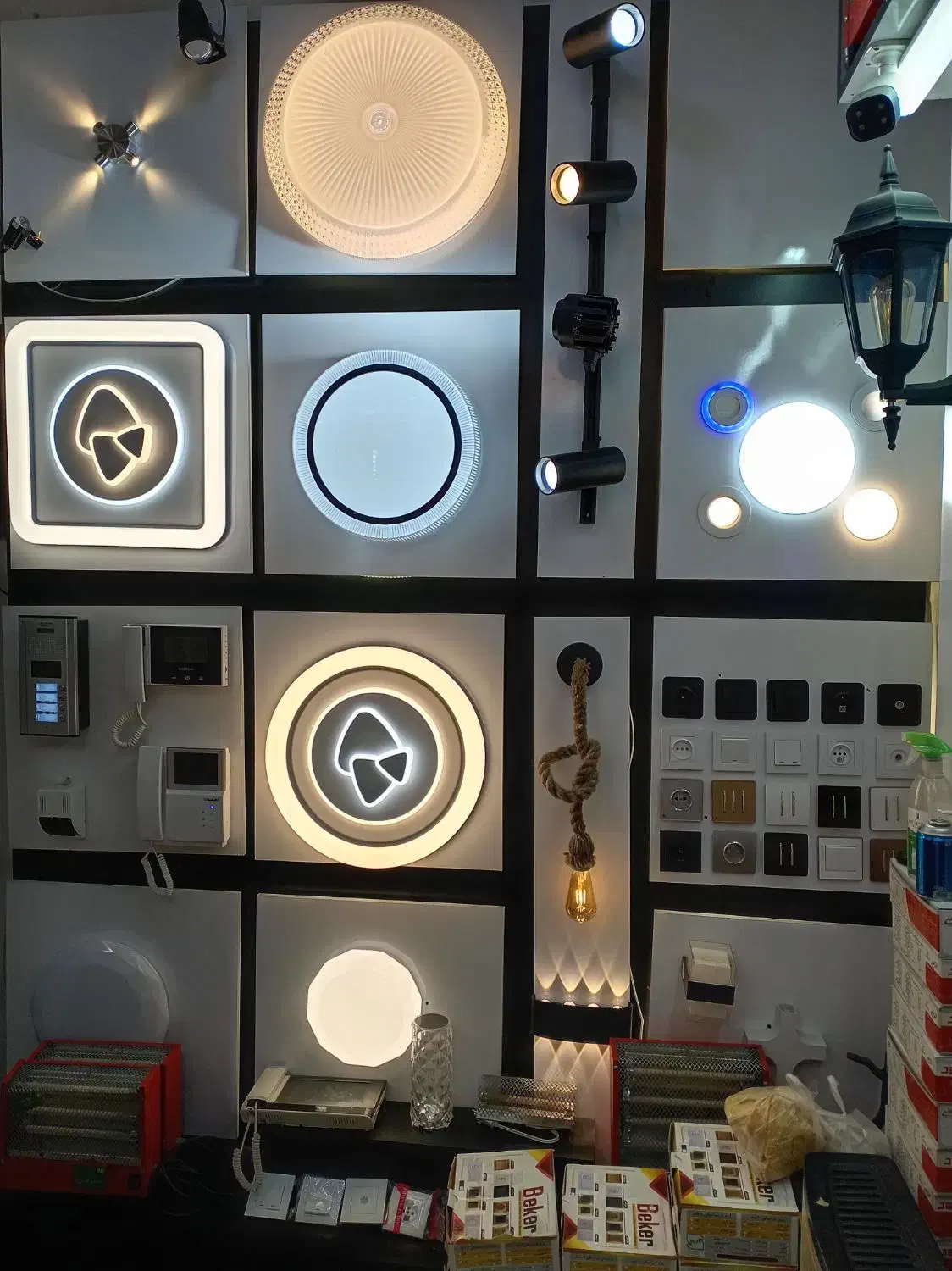 لوستر سقفی دیوار|لوستر و چراغ آویز|مشهد, طلاب|دیوار