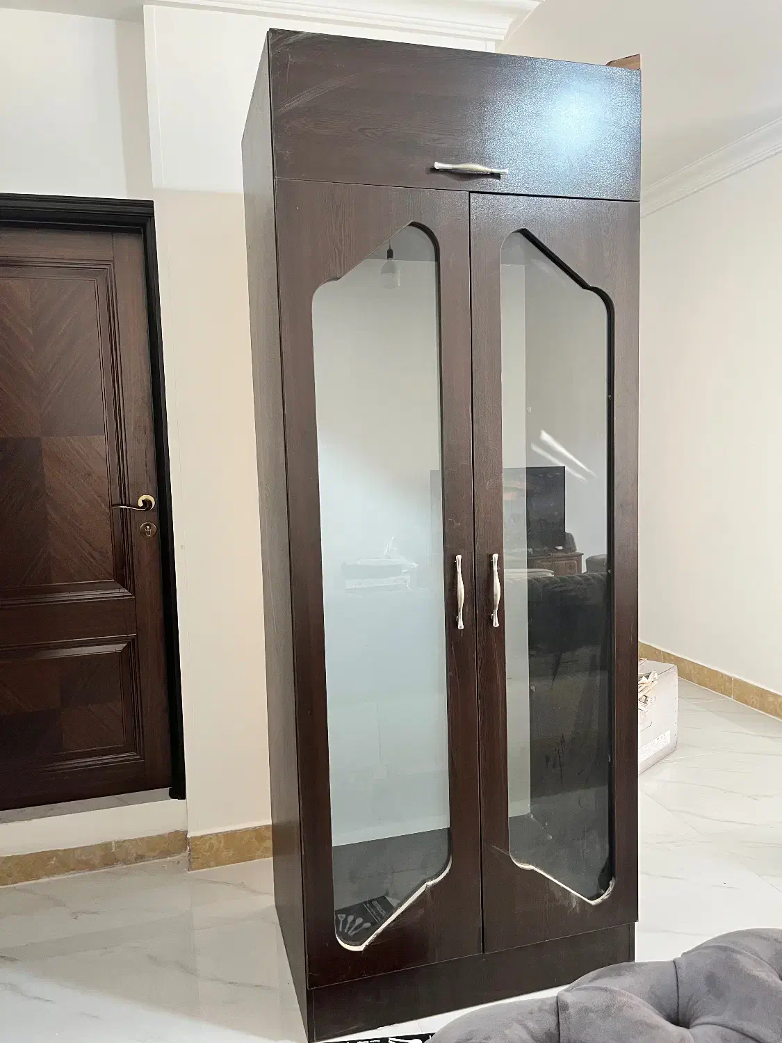 کمد درب شیشه ای|جاکفشی، کمد، دراور|گنبد کاووس, |دیوار