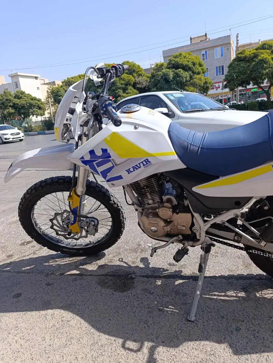 تریل کویر مدل تی 2 250 سی سی سفید|موتورسیکلت|قزوین, |دیوار