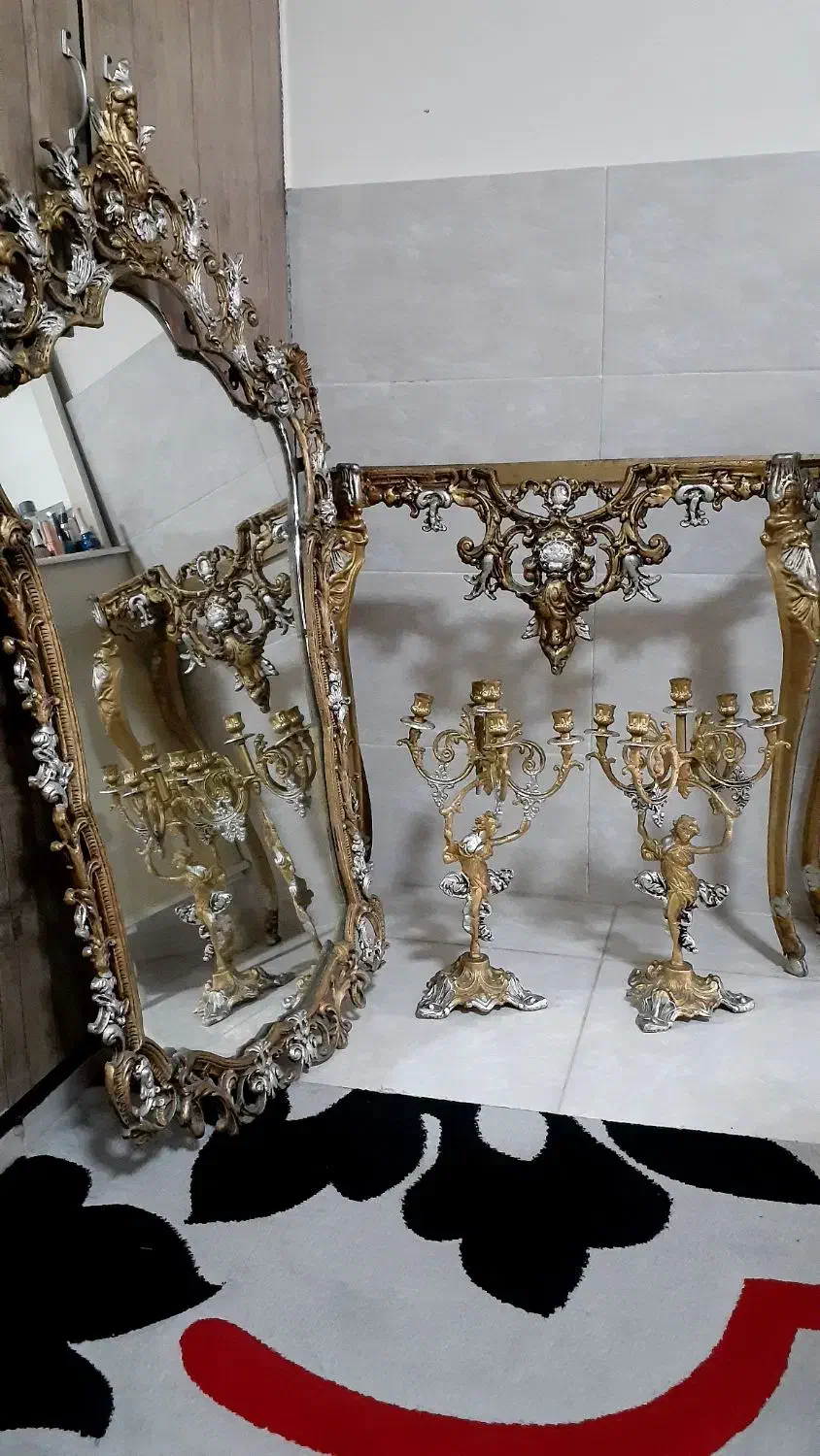 آینه شمعدان با پایه|آینه|تهران, دهم فروردین|دیوار