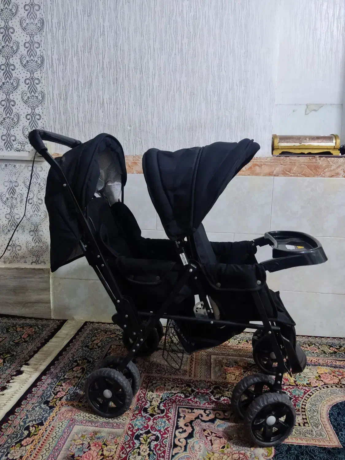 کالسکه دوقلو|کالسکه و لوازم جانبی|جیرفت, |دیوار