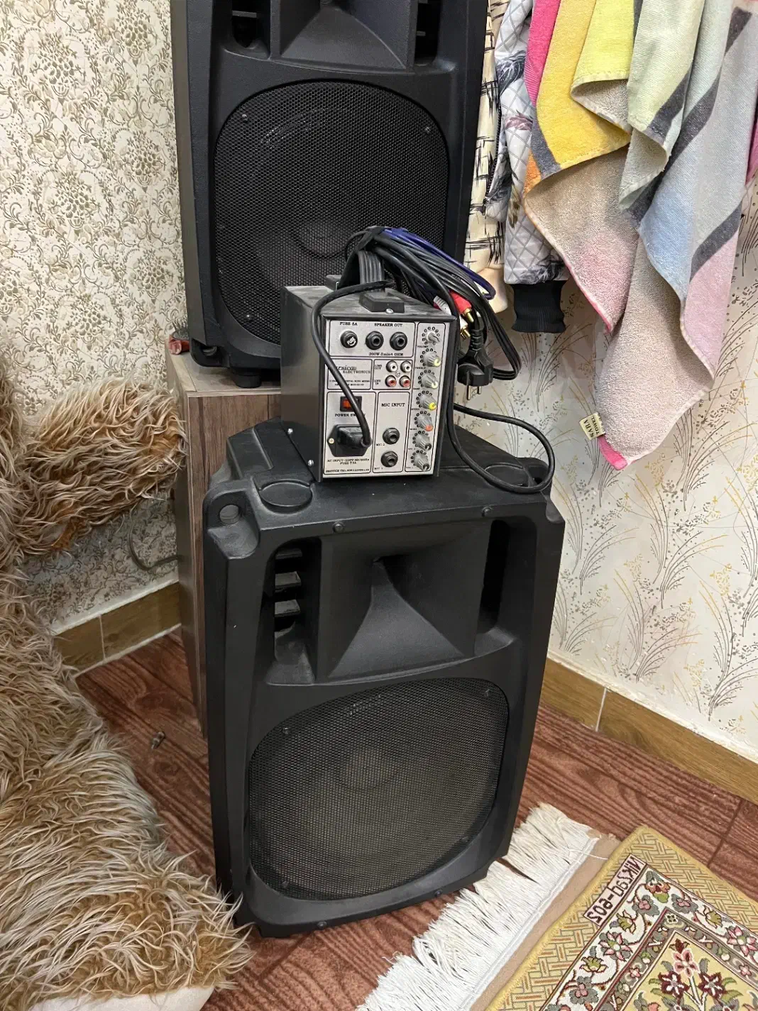 یک جفت باندپسیو|سیستم صوتی خانگی|شهریار, کهنز|دیوار