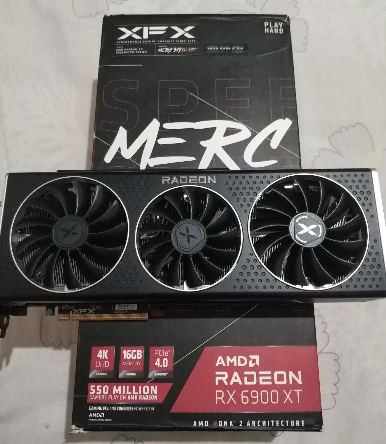 گرافیک XFX MERC 319 RX 6900 XT Black Edition|قطعات و لوازم جانبی رایانه|قم, مصلاء|دیوار