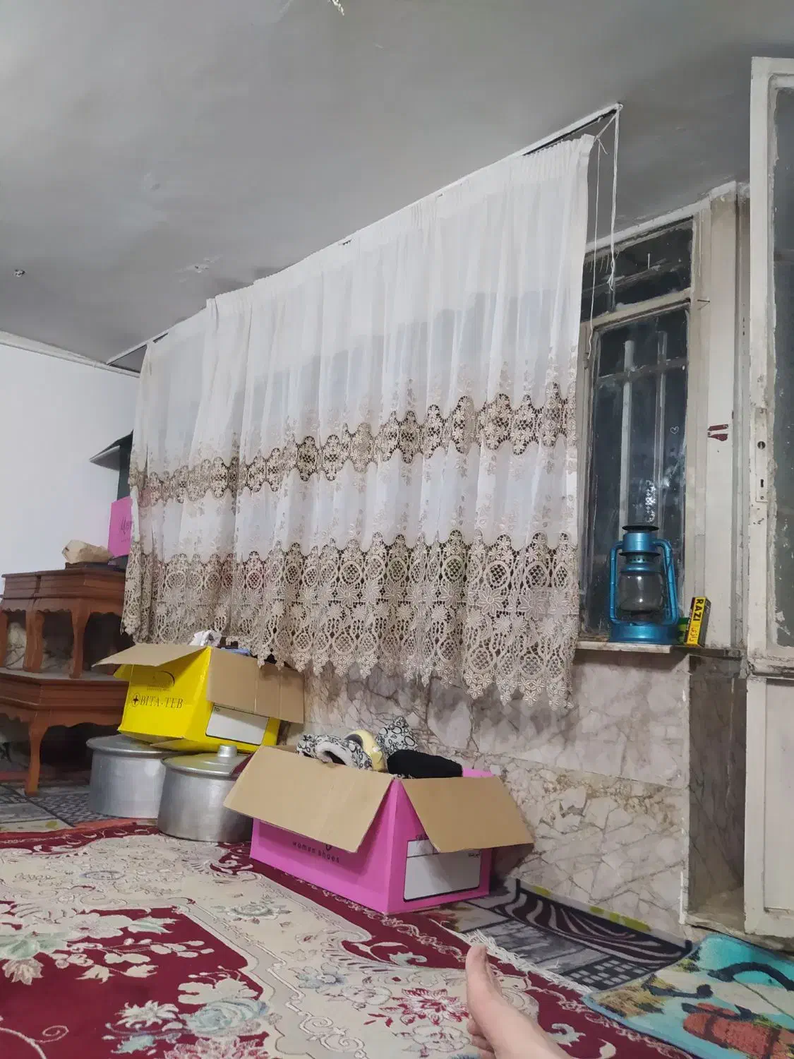 پرده|پرده، رانر، رومیزی|نیشابور, بنیاد شهید|دیوار