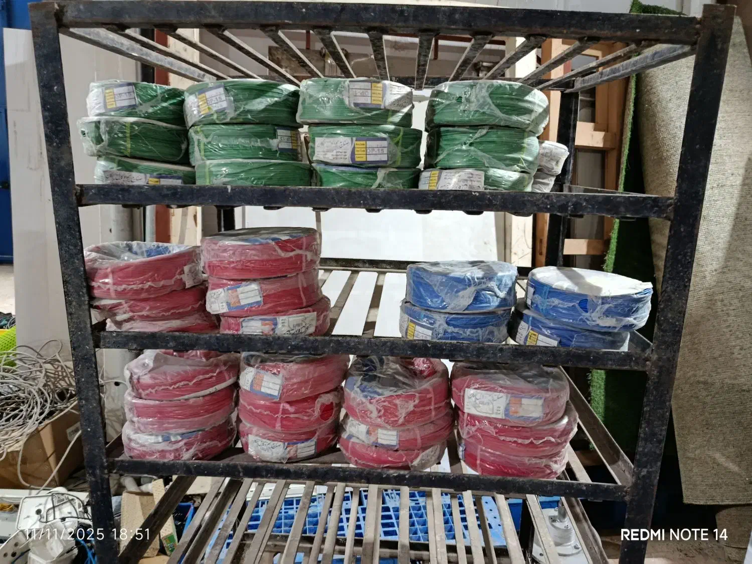 50 بسته سیم 1/1 و 1/0.5  سیم سیمیکان|مصالح و تجهیزات ساختمان|بندر دیر, |دیوار