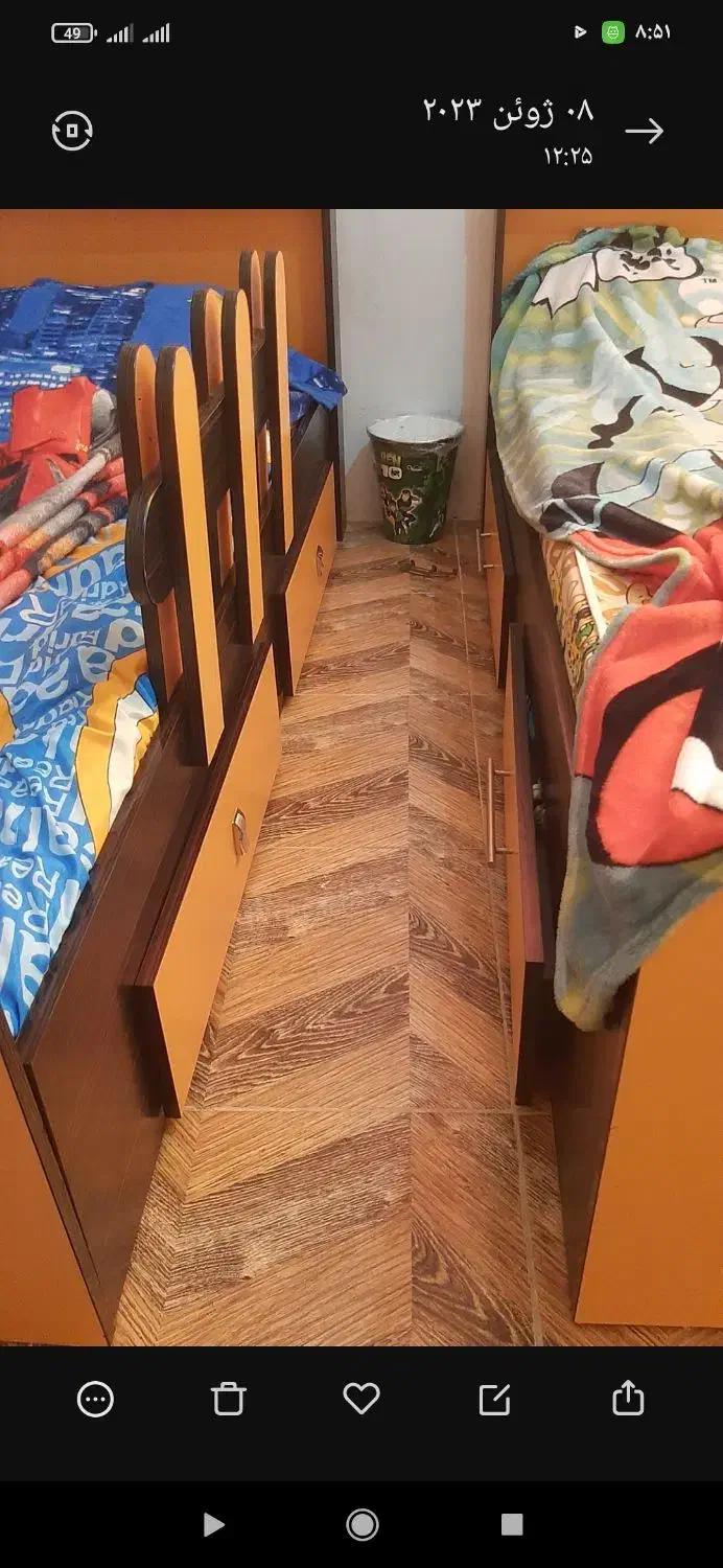 تخت نوجوان|تخت و سرویس خواب|الوند, |دیوار