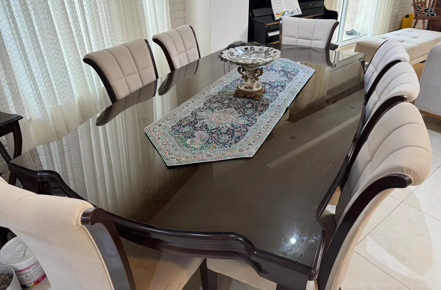 میز ناهار خوری ۸ نفره|میز و صندلی غذاخوری|تنکابن, |دیوار