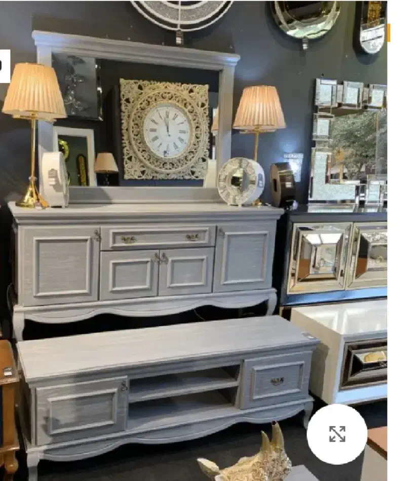 ست اینه کنسول و میز تلویزیون طرح پتینه فقط 14ونیم|بوفه، ویترین، کنسول|نیشابور, شهرک بسیج|دیوار