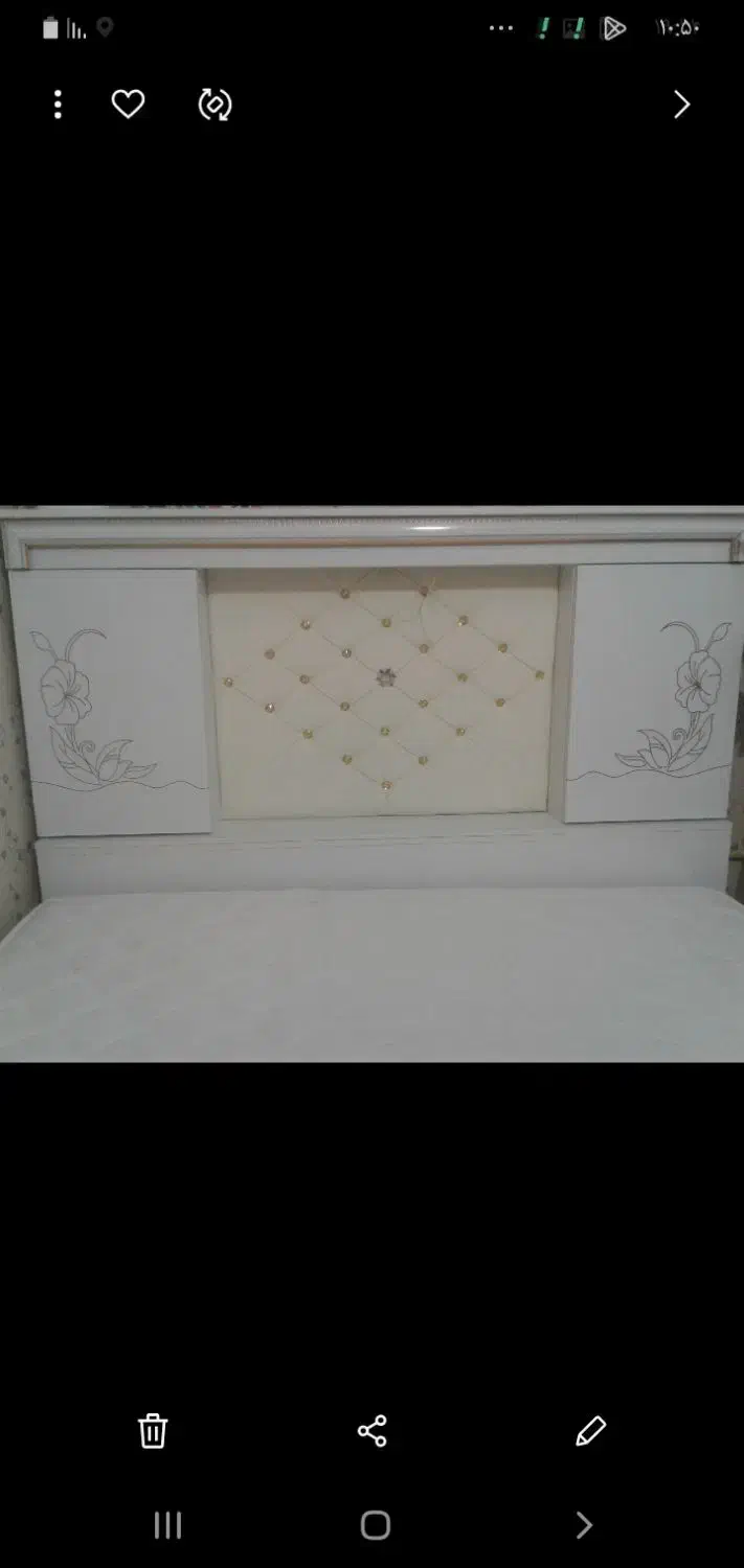 تخت دونفره باتشک|تخت و سرویس خواب|عباس‌آباد, |دیوار