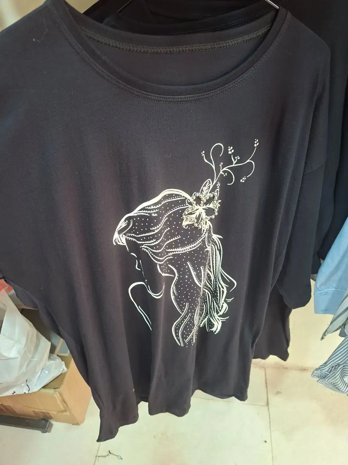 تیشرت مشکی|لباس|رفسنجان, |دیوار