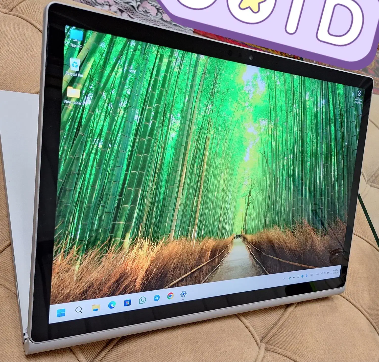 لپتاپ سرفیس بوک۲ ۱۵اینچ surface book 2|رایانه همراه|تبریز, |دیوار