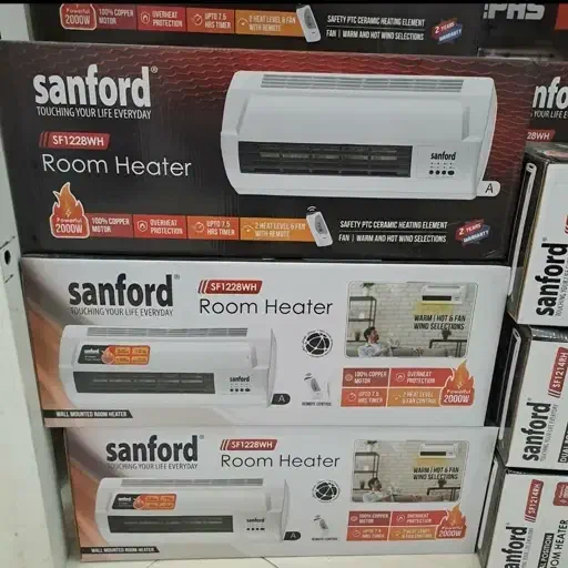 بخاری برقی سانفورد ۱۲۲۸ دیواری طرح اسپلیت کم مصرف|بخاری، هیتر، شومینه|شیراز, بازار|دیوار