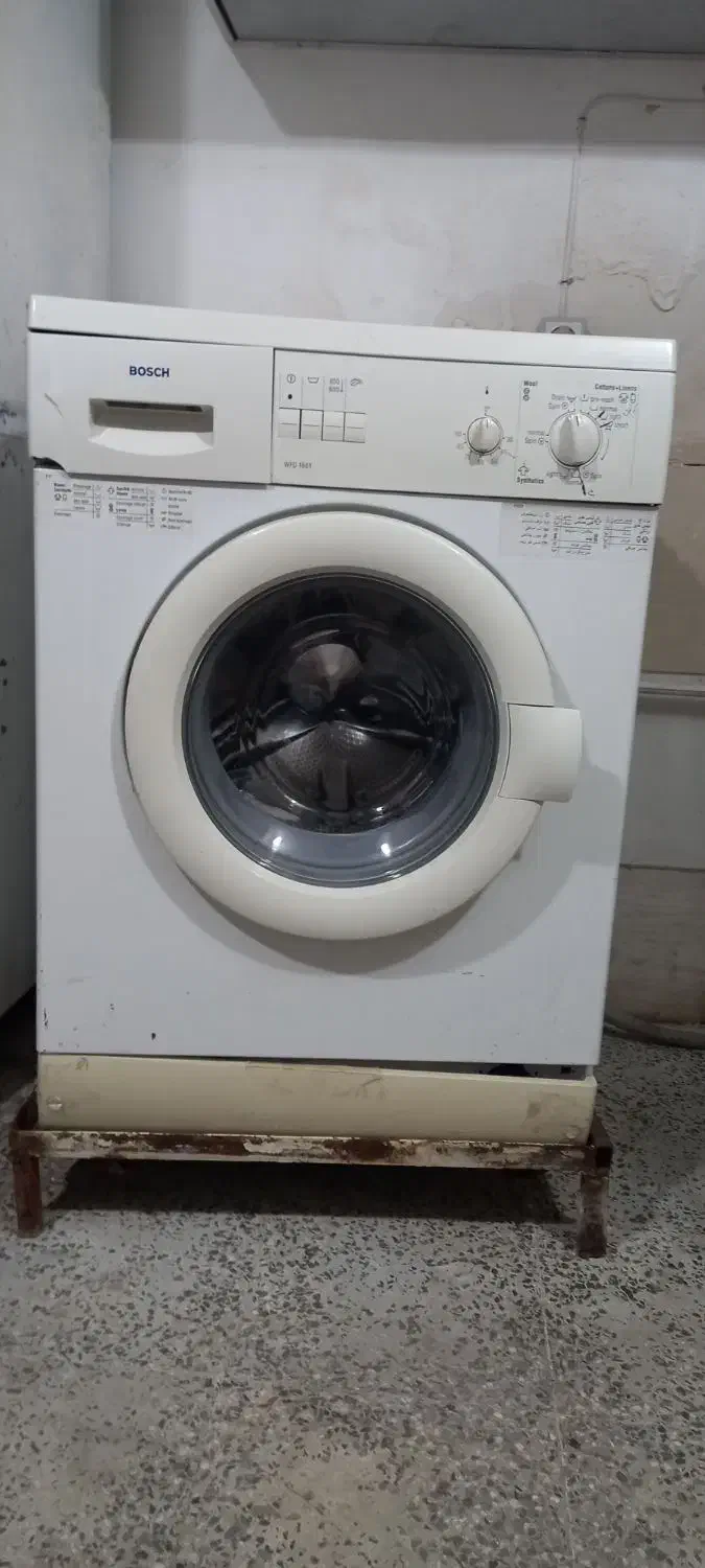 ماشین لباسشویی بوش آلمان فروشی سالم|ماشین لباسشویی و خشک‌کن لباس|قزوین, |دیوار