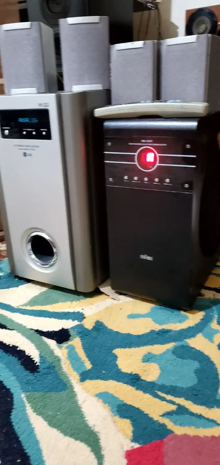 ۲دستگاه سینما خانگی با ساب اکتیو الجی و مارشال|سیستم صوتی خانگی|اندیشه, شهرک المهدی|دیوار