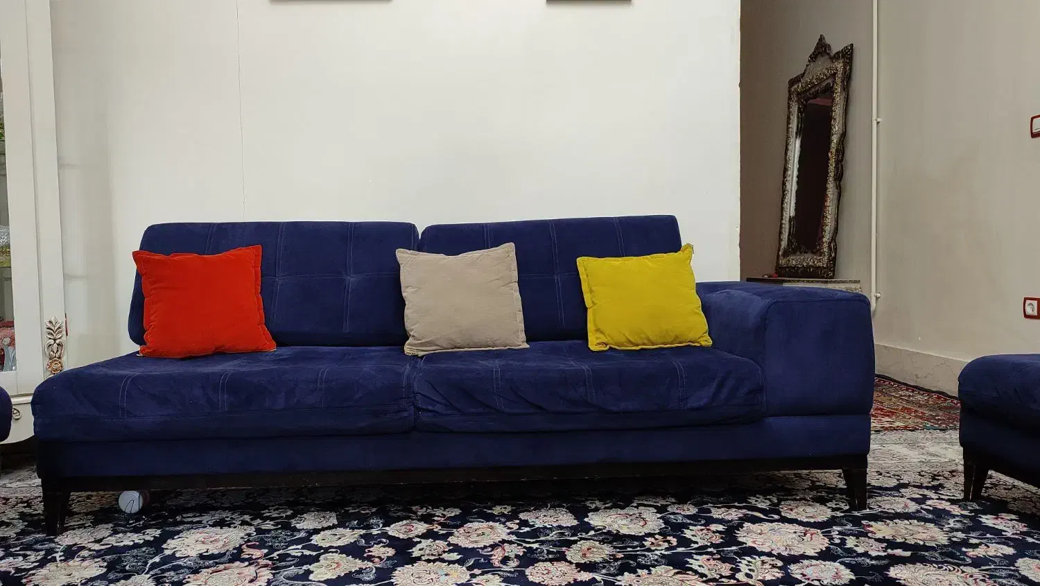 مبل راحتی سرمه ای|مبلمان خانگی و میز عسلی|کوهدشت, |دیوار