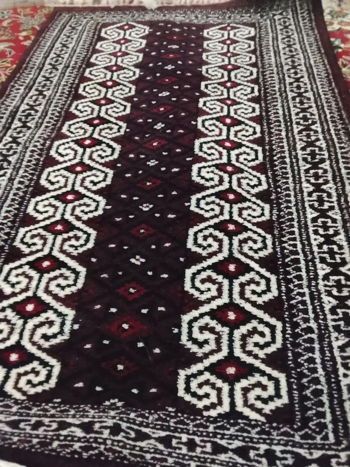 فرش جانمازی ترکمن|فرش|گمیشان, |دیوار