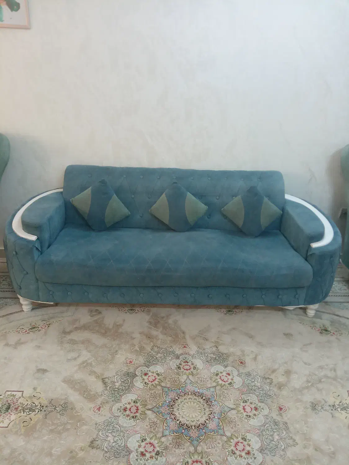 مبل 7 نفره چستر|مبلمان خانگی و میز عسلی|مشهد, شهید فرامرز عباسی|دیوار