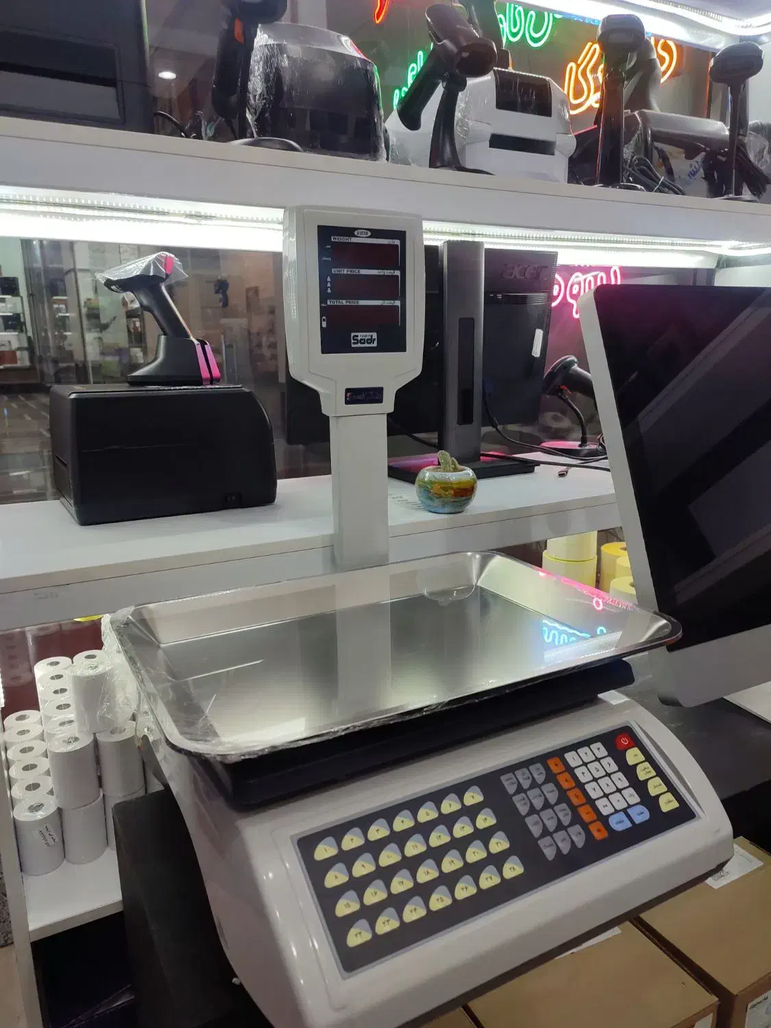 ترازوی 35 کیلوگرم صدر (باطری دار)|فروشگاه و مغازه|ارومیه, |دیوار