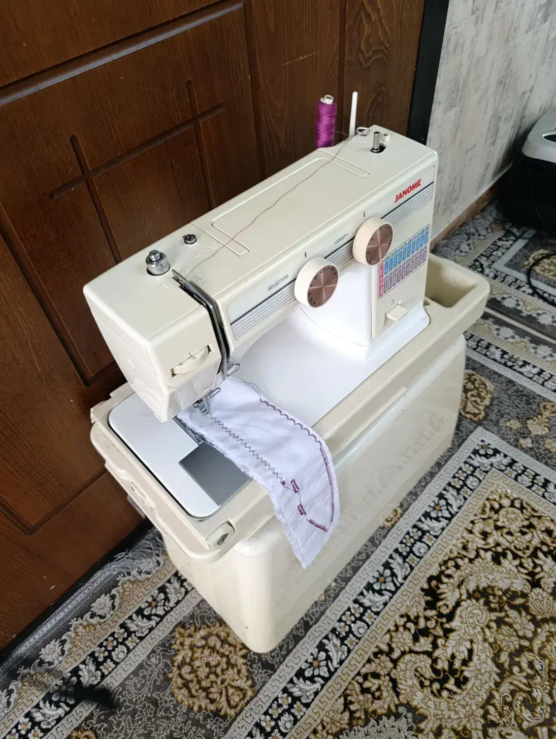 چرخ خیاطی ژانومه اصل ژاپن|چرخ خیاطی و ریسندگی|کرج, شهرک نهال و بذر|دیوار