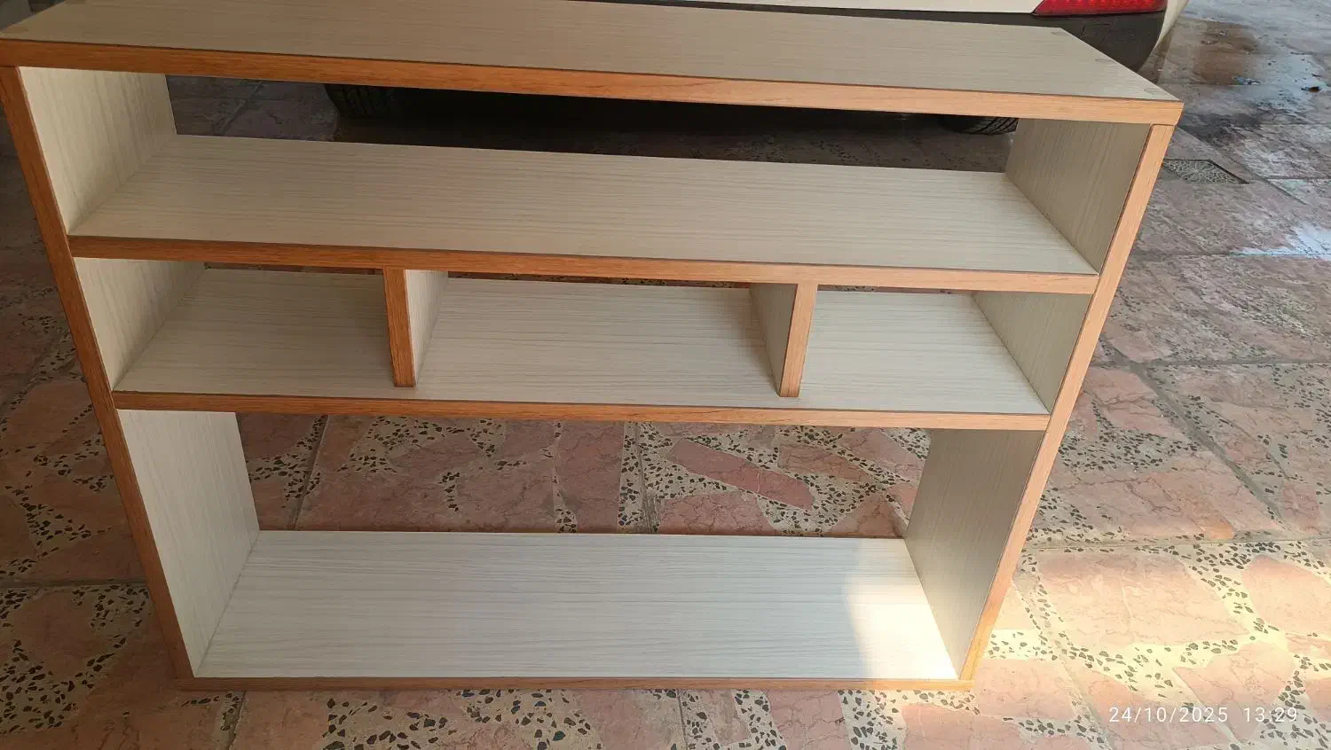 قفسه ام دی اف 65-75-20|کتابخانه، شلف، قفسههای دیواری|لاهیجان, شهرک فرهنگیان|دیوار