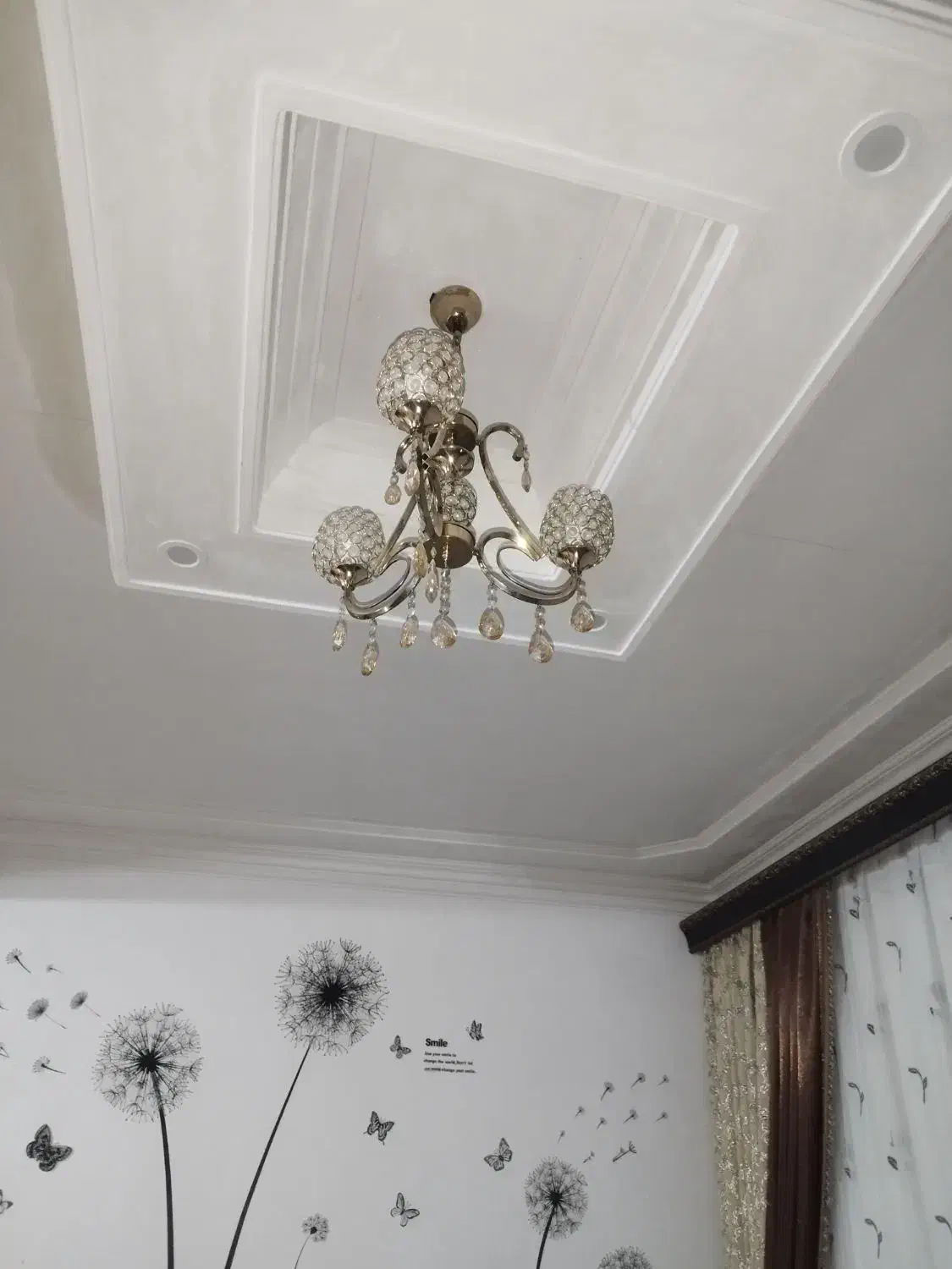 لوستر|لوستر و چراغ آویز|گیلان غرب, |دیوار