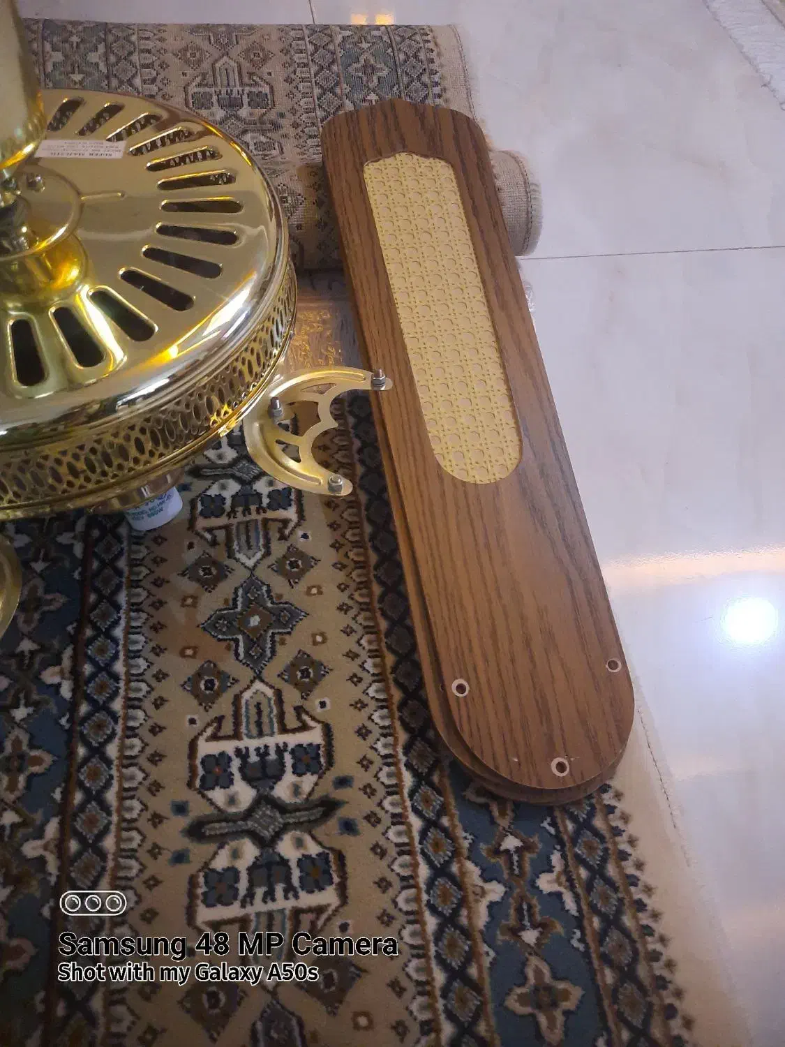 پنکه سقفی لوستری ریموتی اصلی|لوستر و چراغ آویز|صدرا-فارس, فاز ۲|دیوار