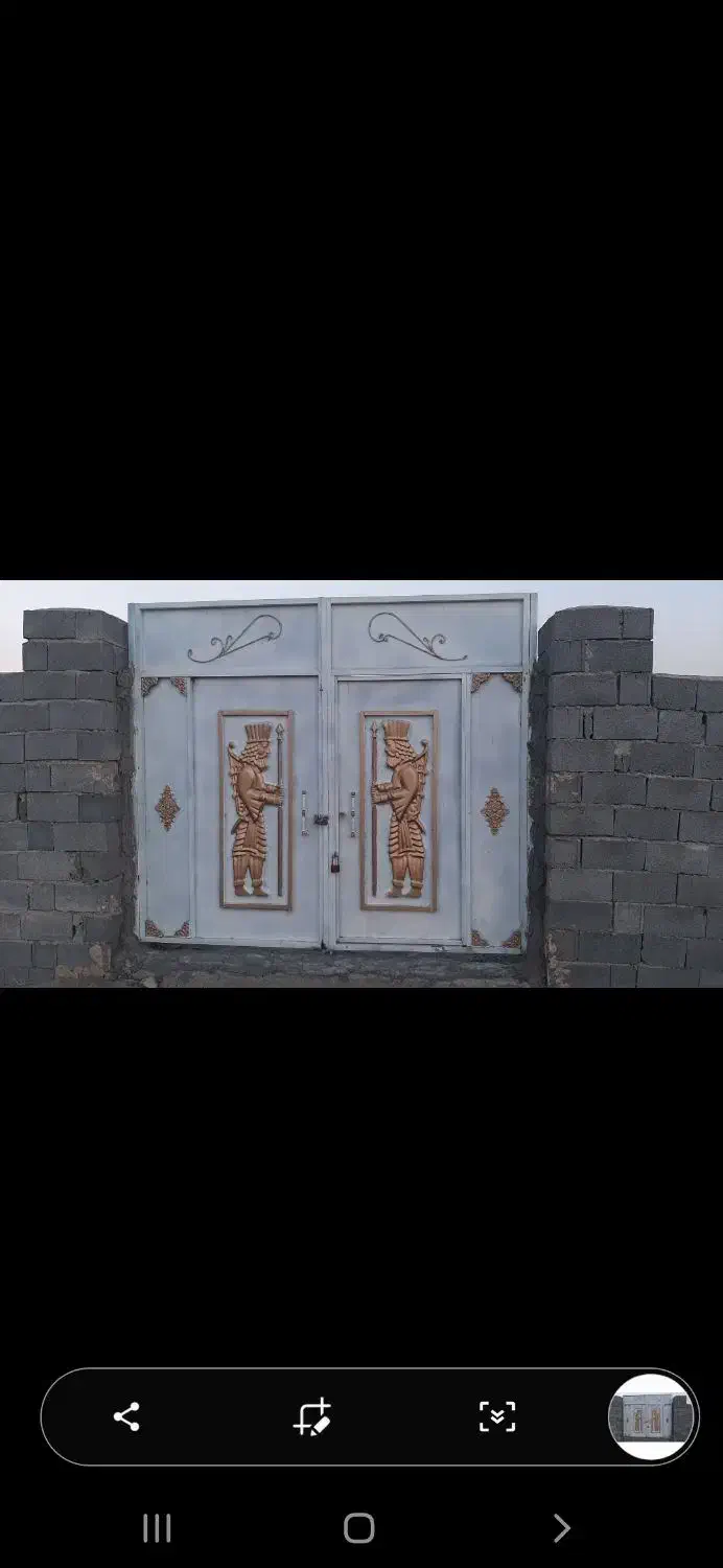 زمین دور دیوار با امتیاز به همراه سواری ساینا|فروش زمین و ملک کلنگی|مشهد, سپاد|دیوار