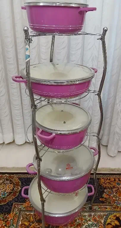 سرویس قابلمه چدن بوش|ظروف پختوپز|خمین, |دیوار