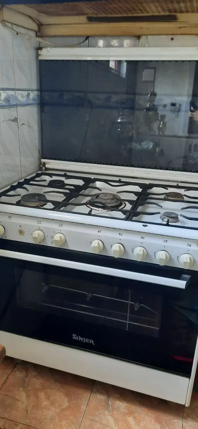 فر گاز ۵شعله|اجاق گاز و لوازم برقی پختوپز|اهر, |دیوار