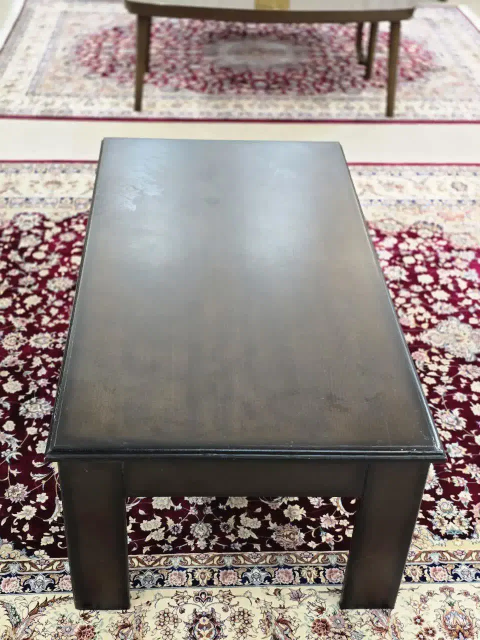 میز جلو مبلی تمام چوب|مبلمان خانگی و میز عسلی|قم, سعادتی|دیوار