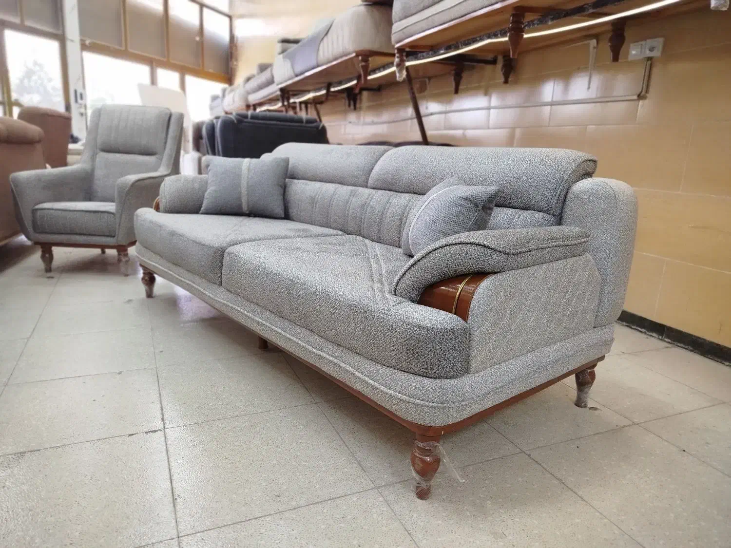 مبل شمس شرکتی اقساطی با ضمانت|مبلمان خانگی و میز عسلی|کرمانشاه, |دیوار