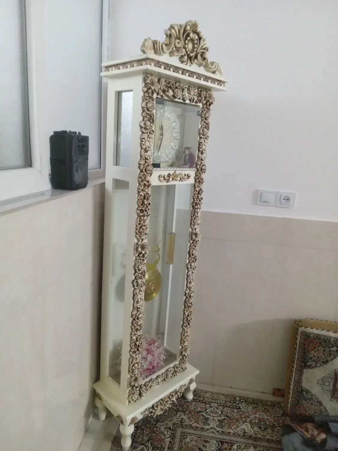 ساعت ایستاده|ساعت دیواری و تزئینی|قم, نیروگاه|دیوار