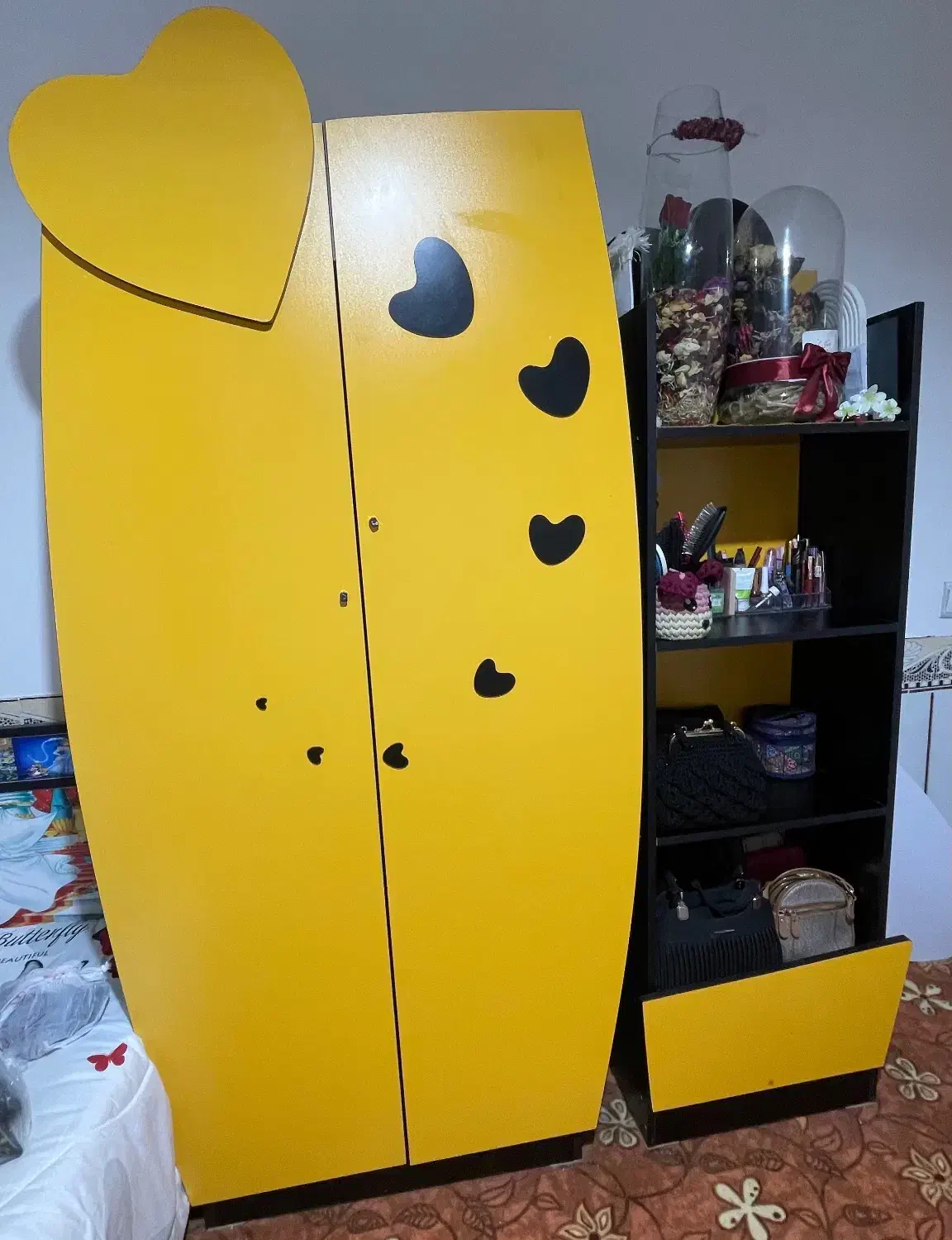 بدون هیچ خط ضربه ای|کتابخانه، شلف، قفسه‌های دیواری|فیروزآباد (فارس), |دیوار