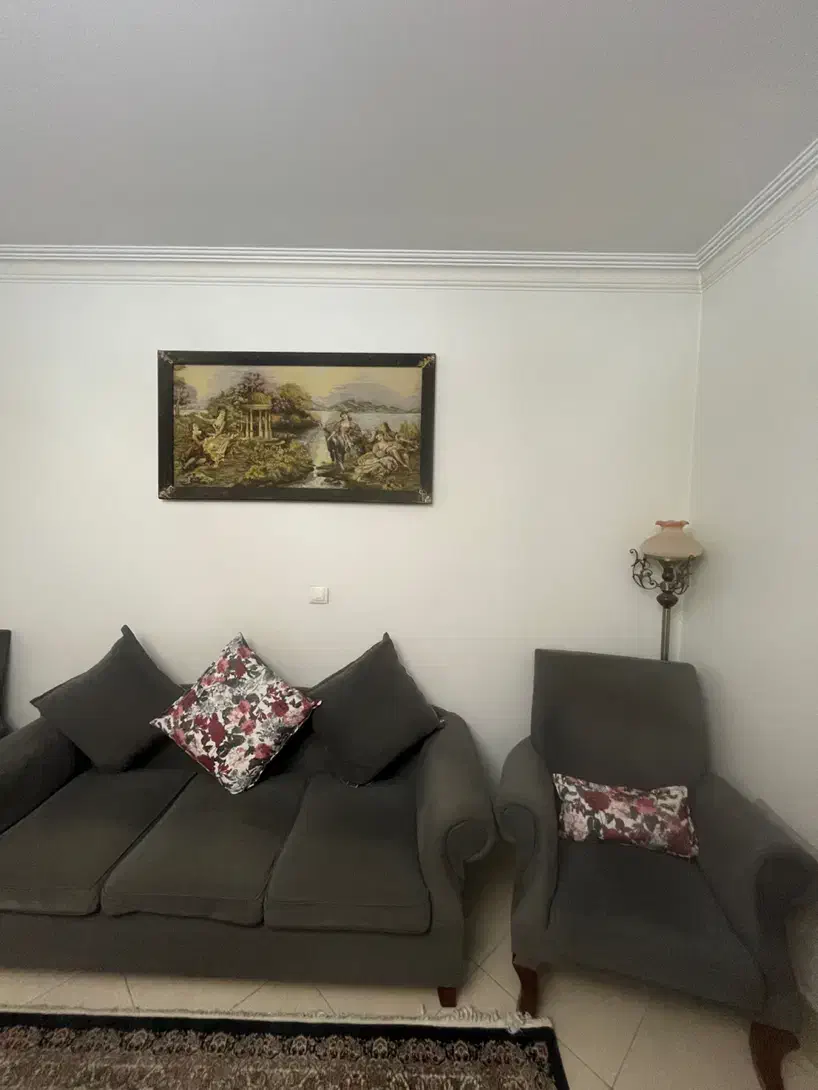 سرویس مبلمان ۷ نفره با ناهار خوری ۶ نفره سالم|مبلمان خانگی و میز عسلی|تهران, زرکش|دیوار