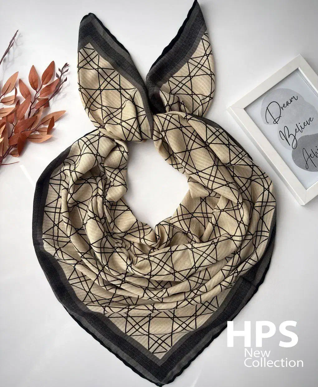 روسری طرح دیور خطی|لباس|دره شهر, |دیوار