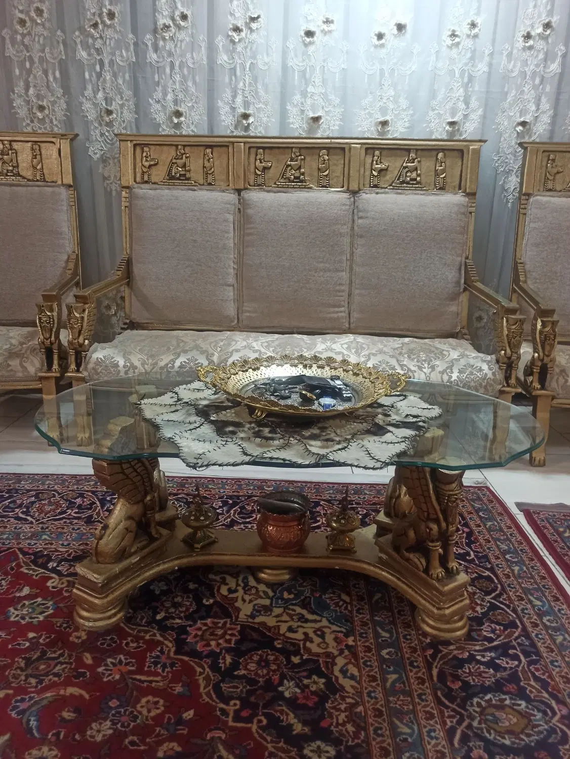 مبل استیل طرح هخامنش|مبلمان خانگی و میز عسلی|تهران, سنگلج (شاپور)|دیوار