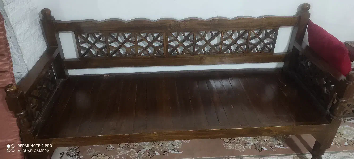 تخت سنتی همراه با تشک کف|کافی‌شاپ و رستوران|رودهن, |دیوار