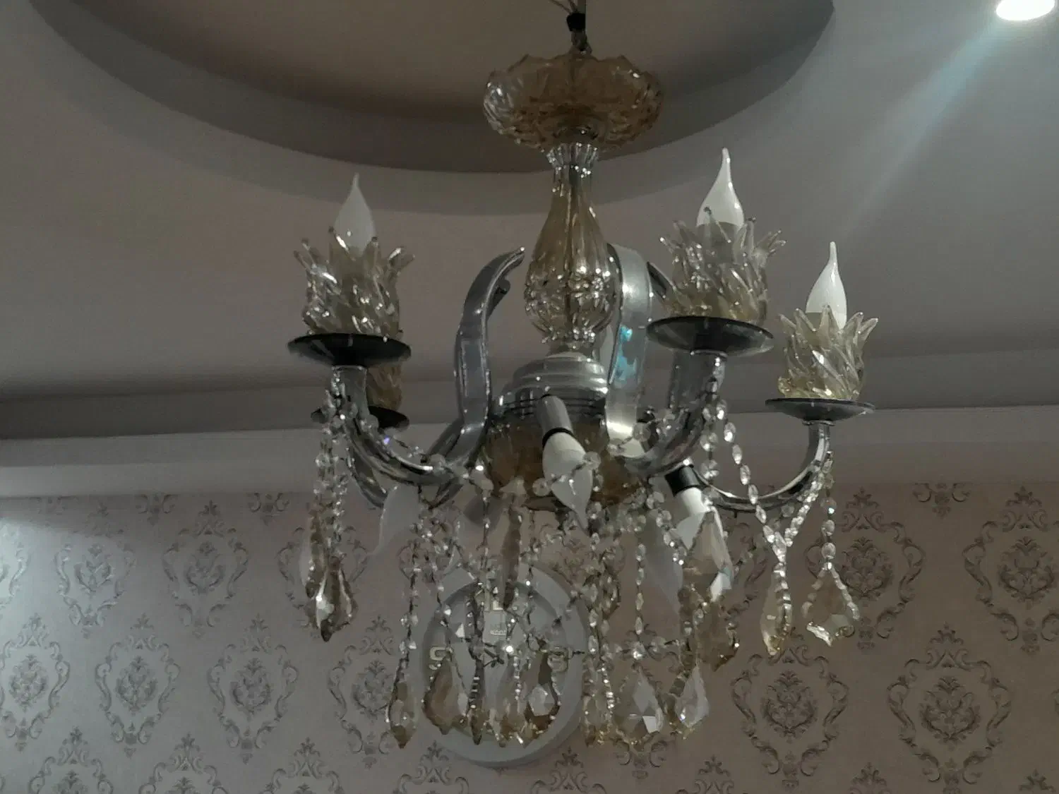 لوستر|لوستر و چراغ آویز|رشت, رودبارتان|دیوار