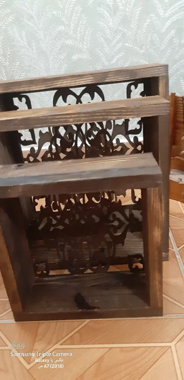 باکس و قاب  دیوارکوب چوبی|کتابخانه، شلف، قفسه‌های دیواری|لاهیجان, شهید آوینی|دیوار