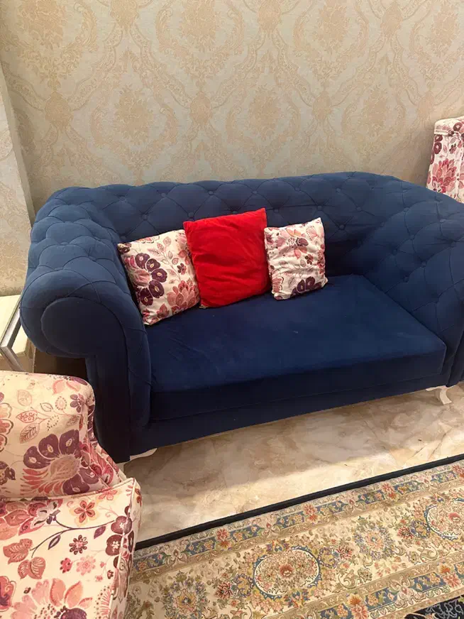 مبلمان ۷ نفره چسترخریدشده از تهران فروش شرایط ونقد|مبلمان خانگی و میز عسلی|کیش, |دیوار