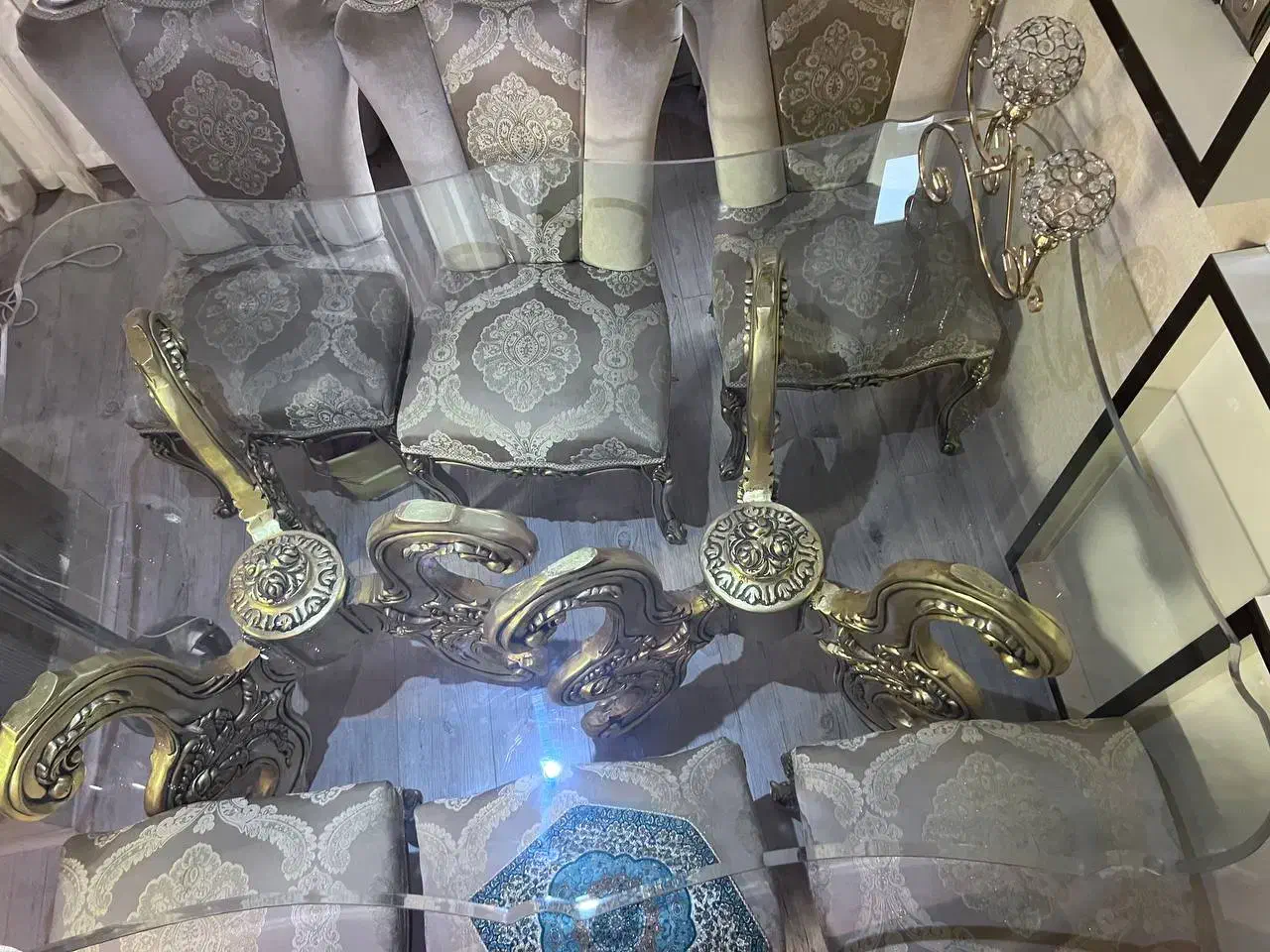 غذاخوری6نفره|میز و صندلی غذاخوری|سهند, |دیوار