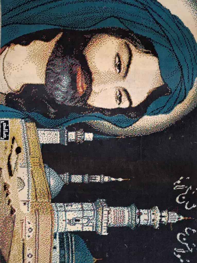 تابلو امام حسین وامام علی وامام حسن ولیلی|تابلو فرش|کرمان, |دیوار