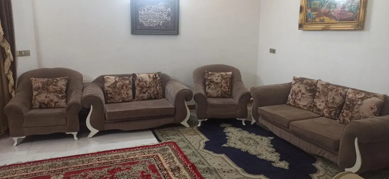 مبلمان راحتی هفت نفره مدل چستر|مبلمان خانگی و میز عسلی|نجف‌آباد, هفده شهریور|دیوار