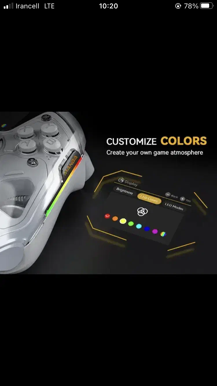 کنترلر‌ دسته بازی manba one|کنسول، بازی ویدئویی و آنلاین|مشهد, دانشجو|دیوار