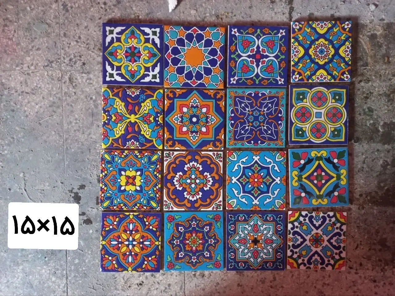 کاشی سنتی کاشی استخری کاشی طرحدار کاشی مسجدی|مصالح و تجهیزات ساختمان|اصفهان, طامه|دیوار