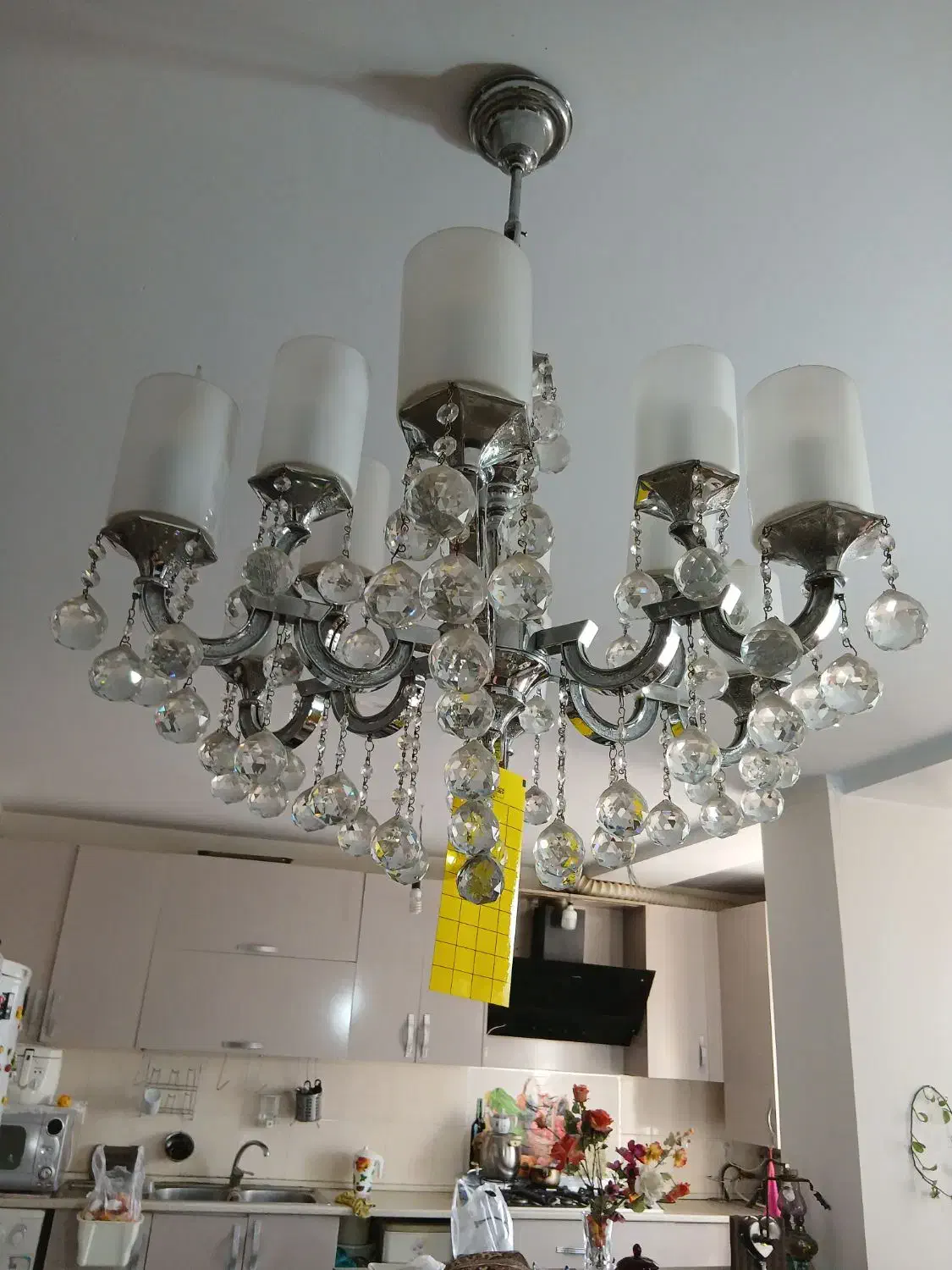 لوستر فروشی  برنج|لوستر و چراغ آویز|پرند, فاز ۵|دیوار