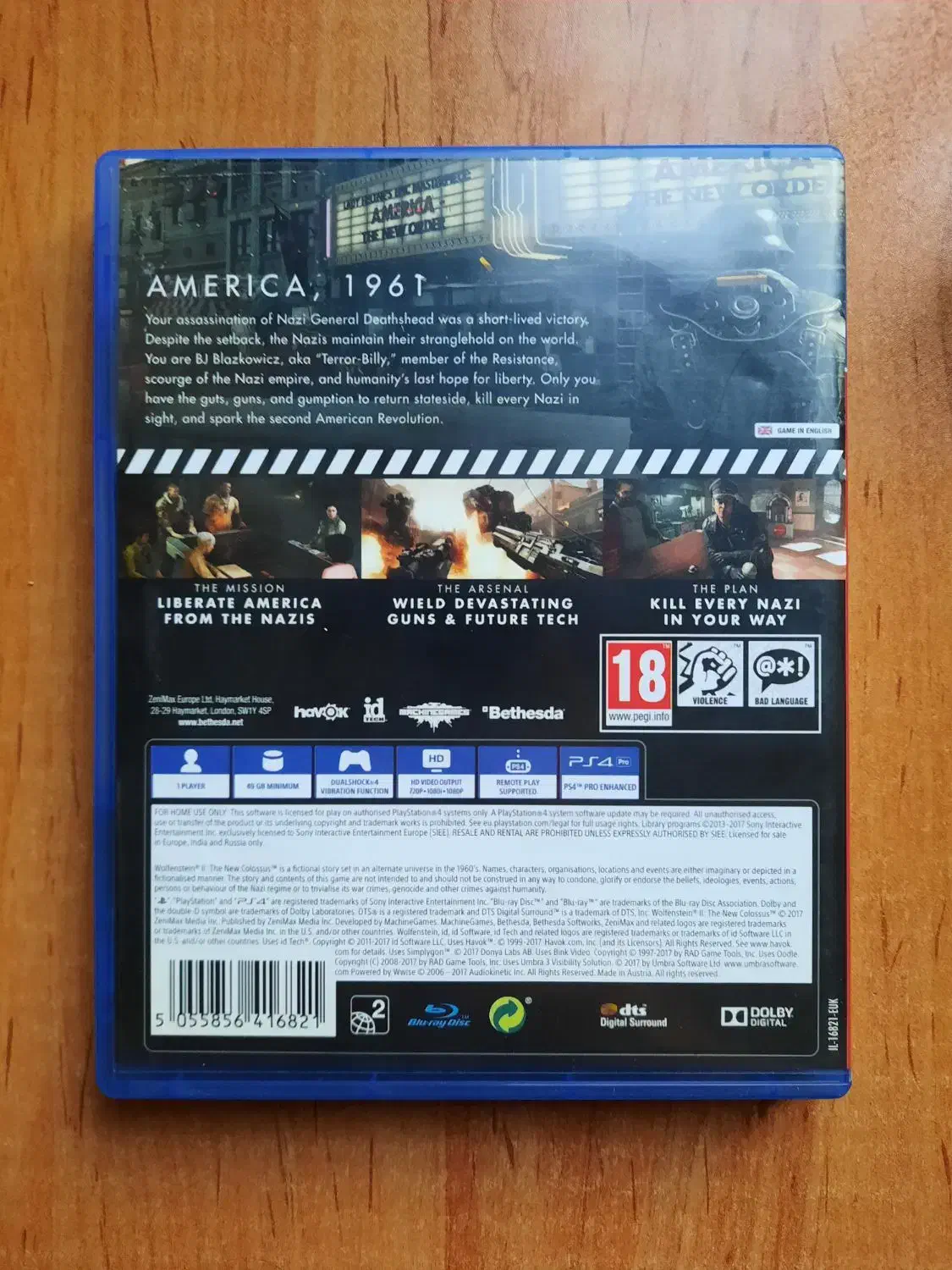 wolfenstein 2 ps4 r2|کنسول، بازی ویدئویی و آنلاین|تهران, استاد معین|دیوار