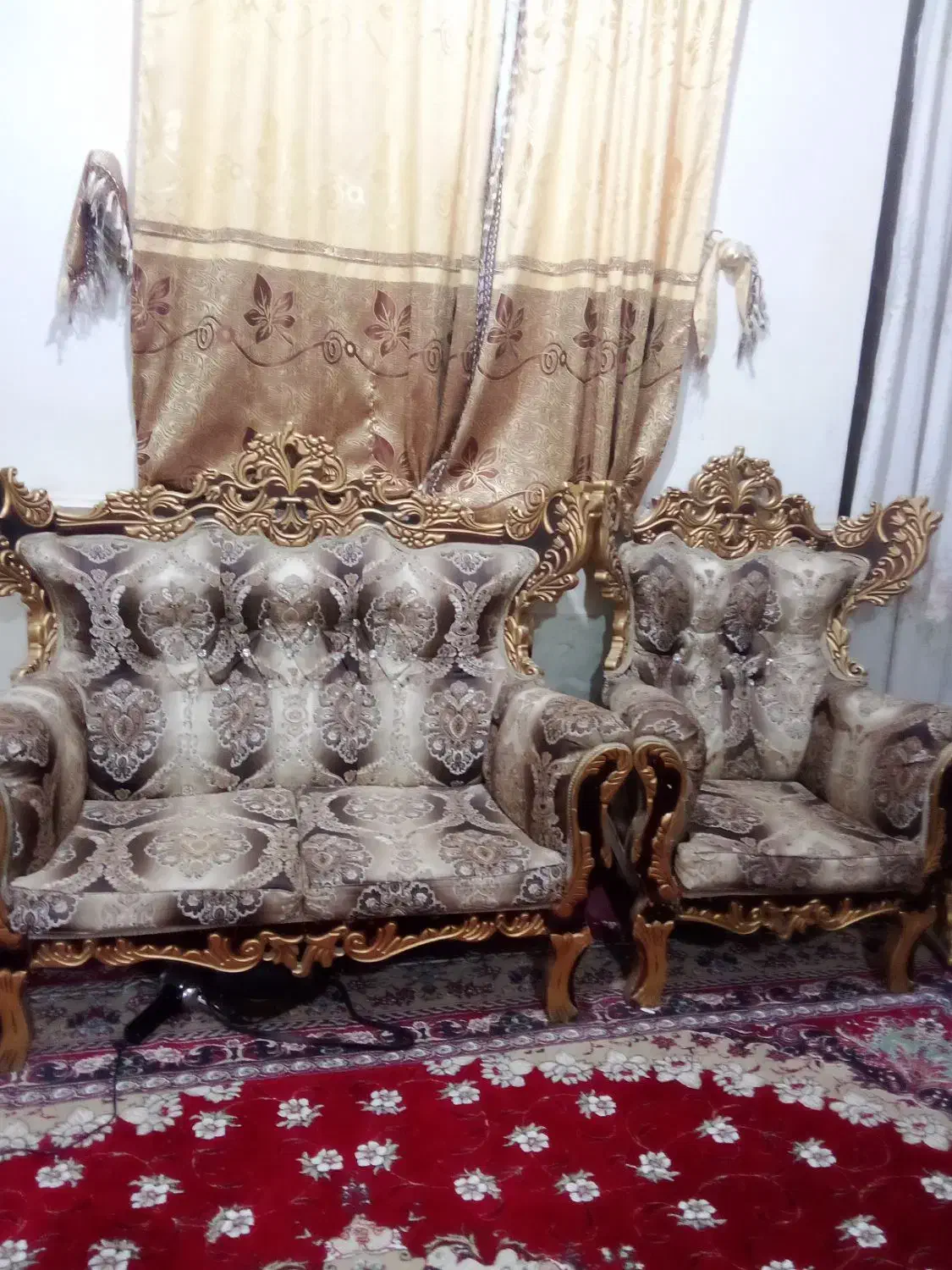 مبل سلطنتی|مبلمان خانگی و میز عسلی|زابل, |دیوار